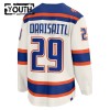 Lasten NHL Edmonton Oilers Pelipaita 2025-26 Fanatics Premium Leon Draisaitl Alternate Valkoinen